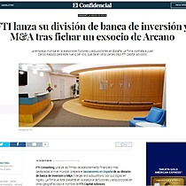 FTI lanza su divisin de banca de inversin y M&A tras fichar un exsocio de Arcano